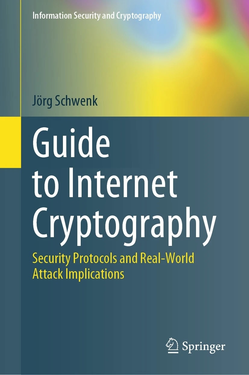Book cover: Guide to Internet Cryptography